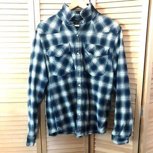 Forever 21 Plaid Shirt w/ Suede Elbow Patches